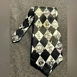 Vintage  looney tunes 1997 Stamp Collection black and white tie Warner Bros USPS